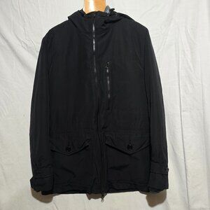 J.Crew 3 in 1 Men's Coat - Black Outer / Gray Inner Vest - Sz S* COMPLETE SYSTEM